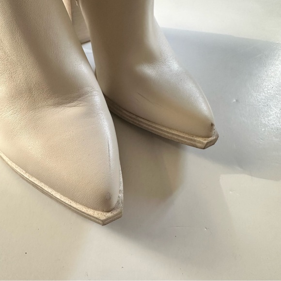 Steve Madden Cate Bootie Bone Ankle Leather - Picture 5 of 7